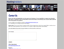 Tablet Screenshot of hostinginsiders.com